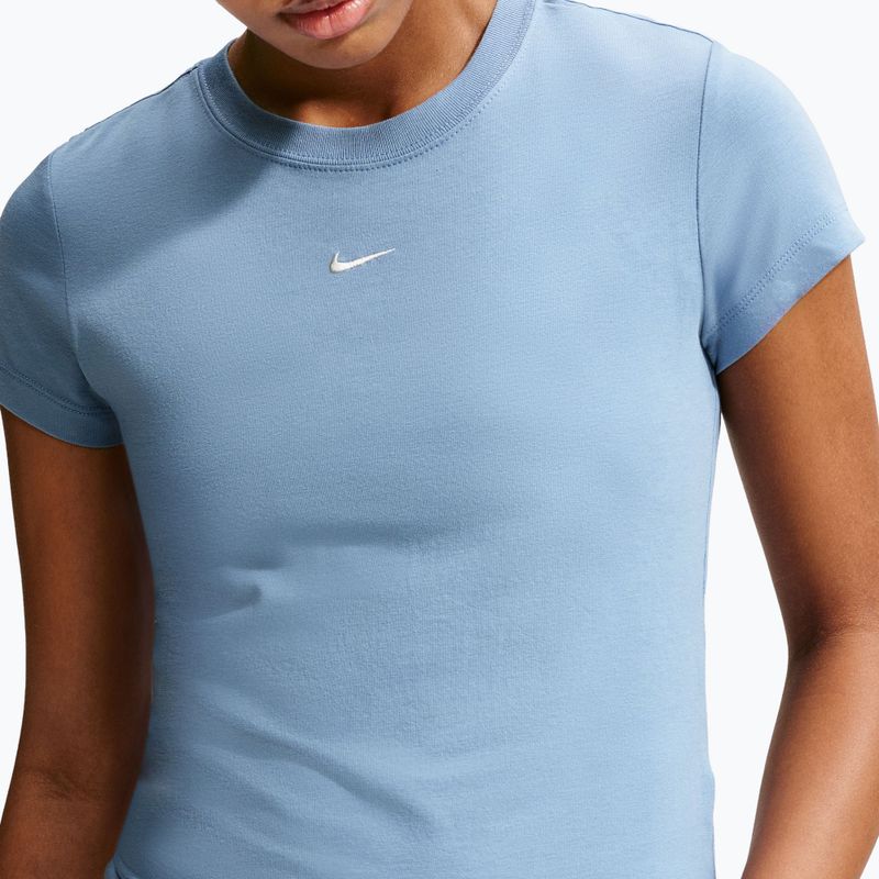 Moteriški marškinėliai Nike Sportswear Chill Knit work blue 4