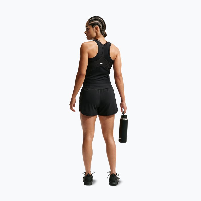 Moteriški treniruočių šortai Nike One black/black/university red 3