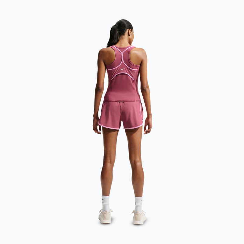 Moteriški treniruočių marškinėliai Nike One pink smoke/pink rise/mystic dates/white 3