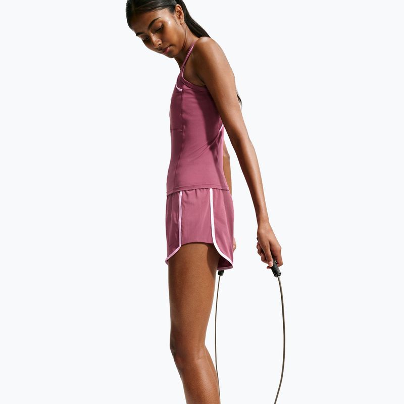 Moteriški treniruočių šortai Nike One pink smoke/pink rise/mystic dates 3