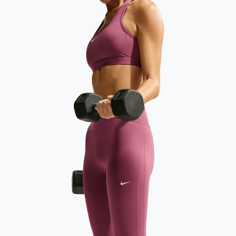 Moteriškos tamprės Nike One pink smoke/pink smoke/pink rise/white 6