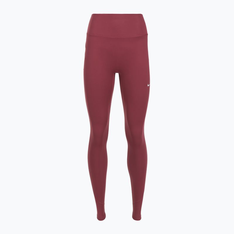 Moteriškos tamprės Nike One pink smoke/pink smoke/pink rise/white 7