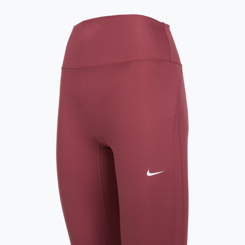 Moteriškos tamprės Nike One pink smoke/pink smoke/pink rise/white 9