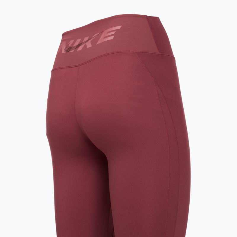 Moteriškos tamprės Nike One pink smoke/pink smoke/pink rise/white 10