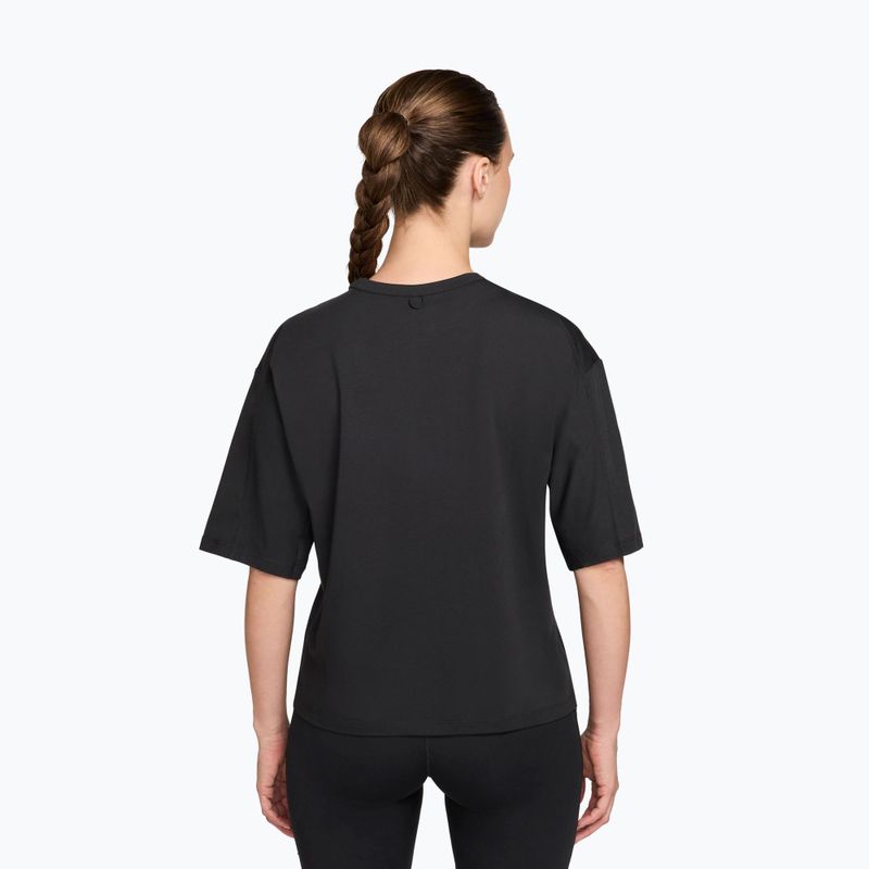 Moteriški treniruočių marškinėliai Nike 24.7 ImpossiblySoft Light black/dark smoke grey 2
