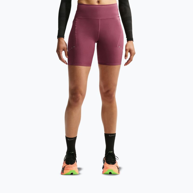 Moteriški bėgimo šortai Nike Swift pink smoke