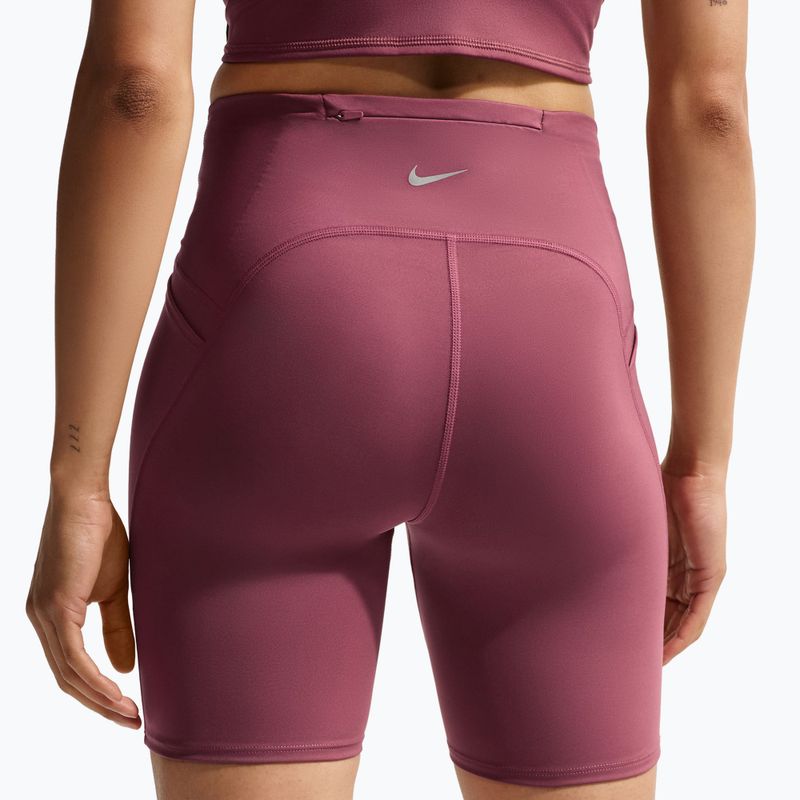 Moteriški bėgimo šortai Nike Swift pink smoke 5