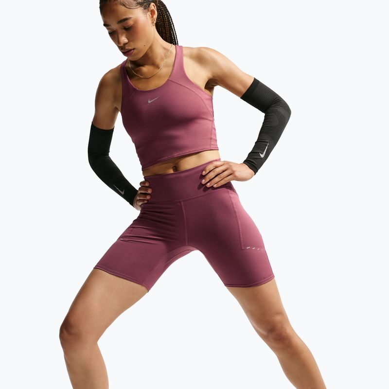 Moteriški bėgimo šortai Nike Swift pink smoke 6