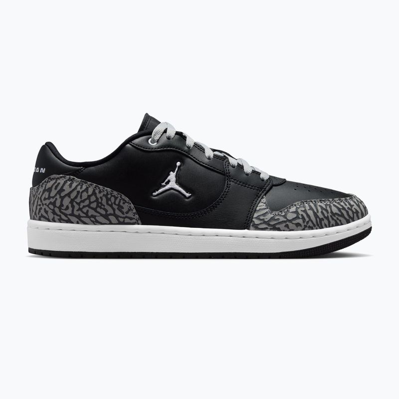 Vyriški batai Jordan Court Connect Low SE black/light smoke grey/dark grey/white 2