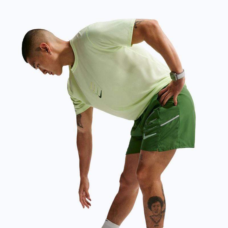 Vyriški bėgimo šortai Nike Miler forest green 4