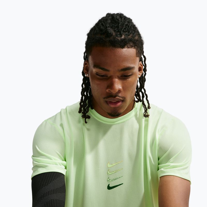 Vyriški bėgimo marškinėliai Nike Dri-Fit Running Top barely volt 5