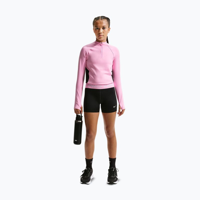 Vaikiški šortai Nike Pro black/pink rise/white 2