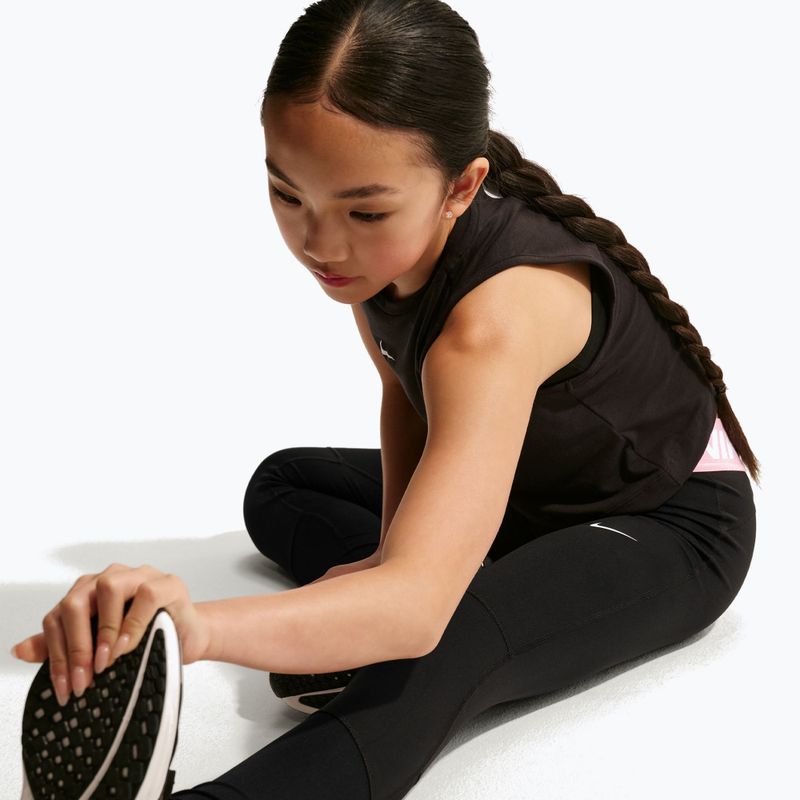 Vaikiškos tamprės Nike Pro Dri-FIT black/pink rise/white 5