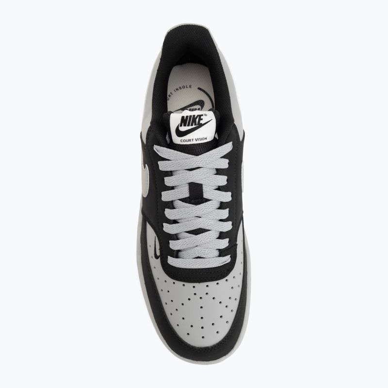 Vyriški batai Nike Court Vision Low black/light smoke grey/sail/light smoke grey 5