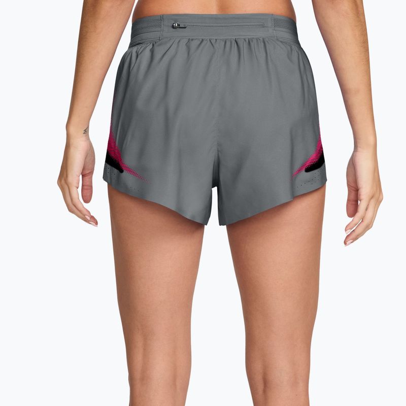 Moteriški bėgimo šortai Nike AeroSwift iron grey/white 2