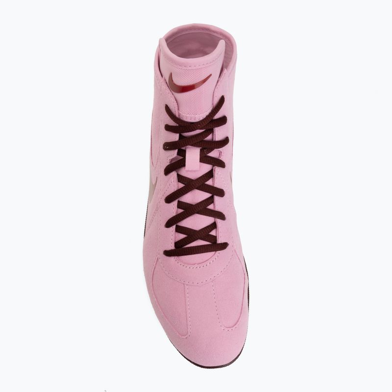 Imtynių batai Nike Footsweep 2 pink rise/univerisity red/mystic dates 5