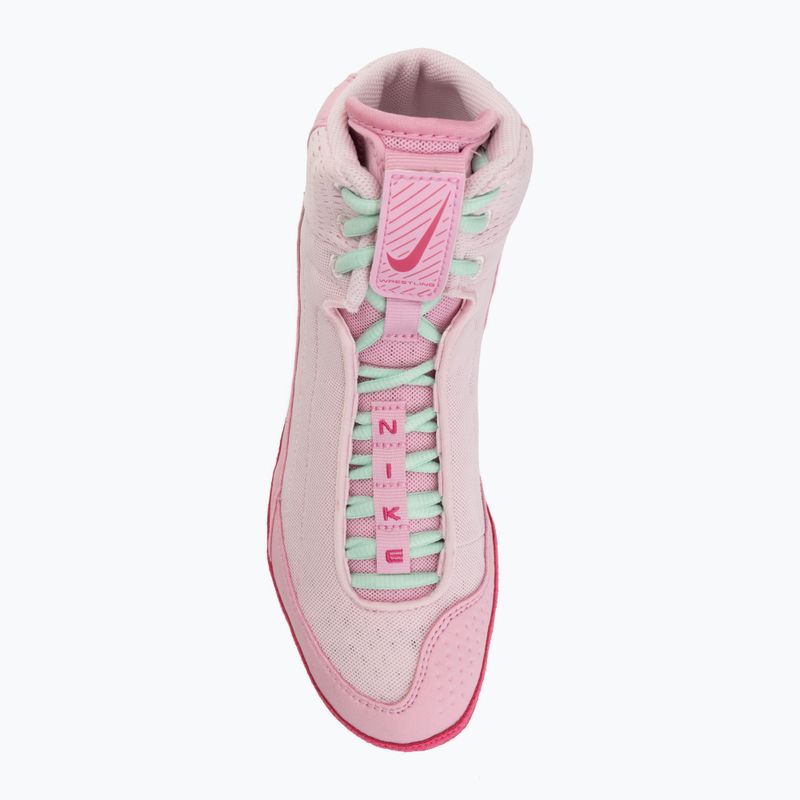 Imtynių batai Nike Inflict 4 pink foam/desert pink/pink rise/rrtic green 5