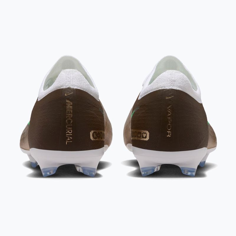 Vaikiški futbolo bateliai Nike Jr. Vapor 17 Pro "Kylian Mbappé" Metallic Gold/Green Glow 2