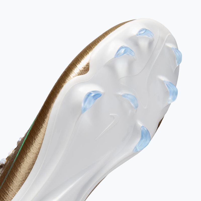 Vaikiški futbolo bateliai Nike Jr. Vapor 17 Pro "Kylian Mbappé" Metallic Gold/Green Glow 5
