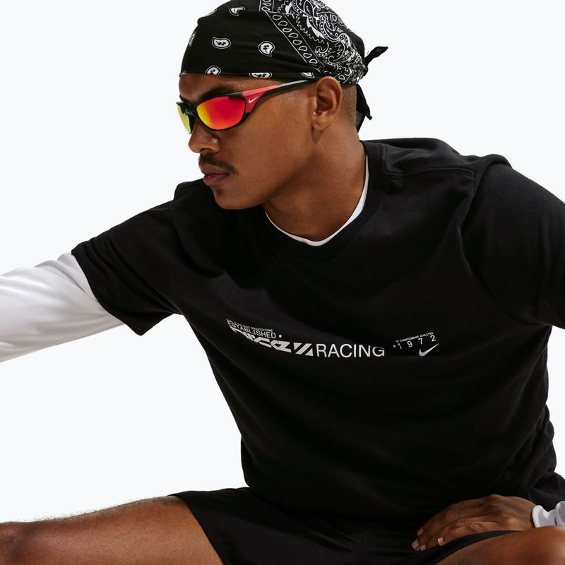 Vyriški bėgimo marškinėliai Nike Dri-Fit Graphic black/white 4