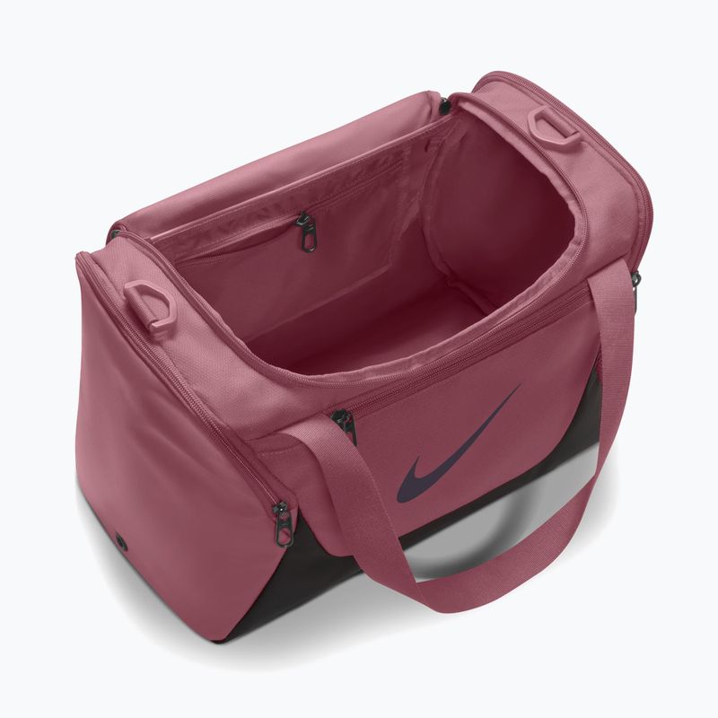 Treniruočiųkrepšys Nike Brasilia Duffel Extra Small 24 l pink smoke/black/gridiron 4