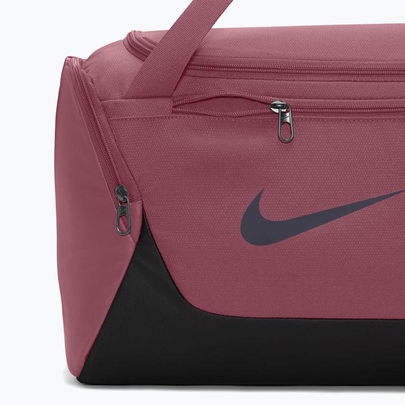 Treniruočiųkrepšys Nike Brasilia Duffel Extra Small 24 l pink smoke/black/gridiron 6