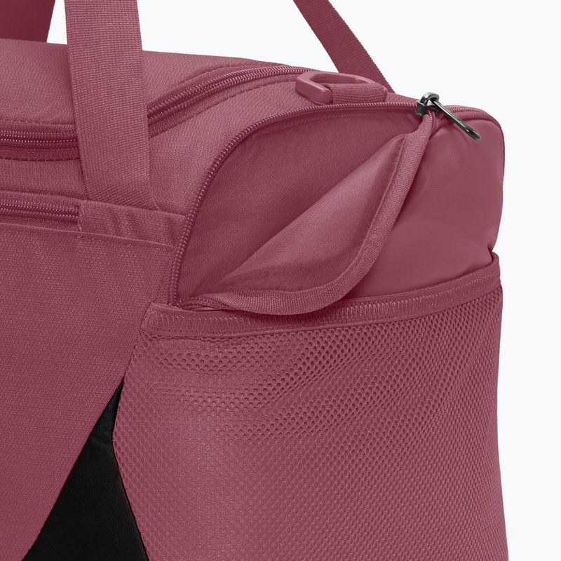 Treniruočiųkrepšys Nike Brasilia Duffel Extra Small 24 l pink smoke/black/gridiron 8