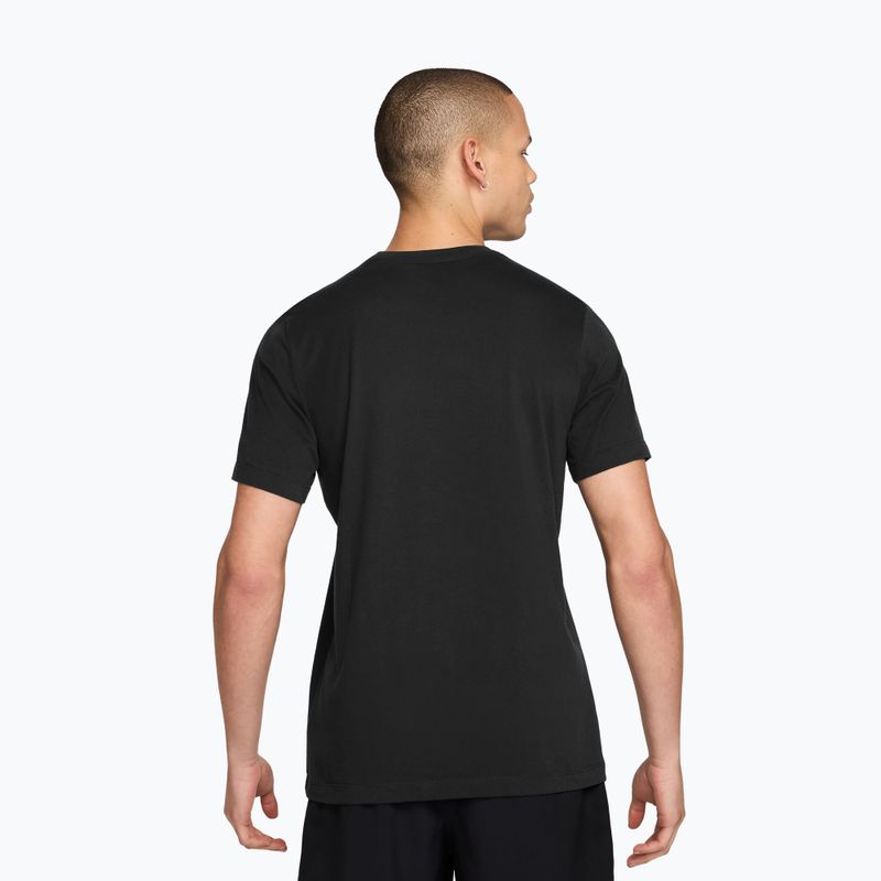 Vyriški bėgimo marškinėliai Nike Dri-Fit Running T-Shirt black/bright spruce 2