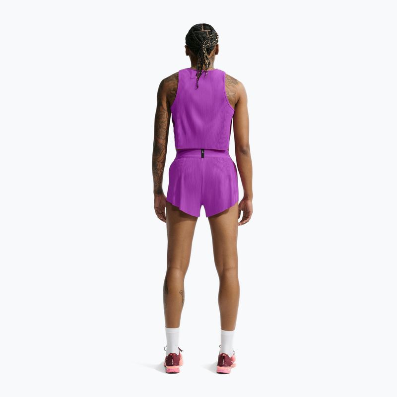 Moteriški bėgimo marškinėliai Nike AeroSwift Dri-Fit ADV vivid purple/purple pulse 3