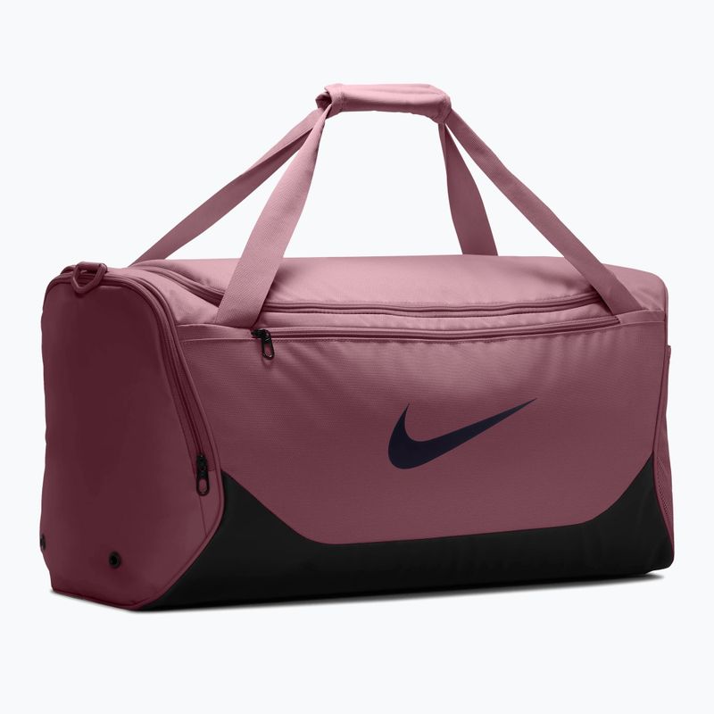 Treniruočiųkrepšys Nike Brasilia 60 l pink smoke/black/gridiron 2