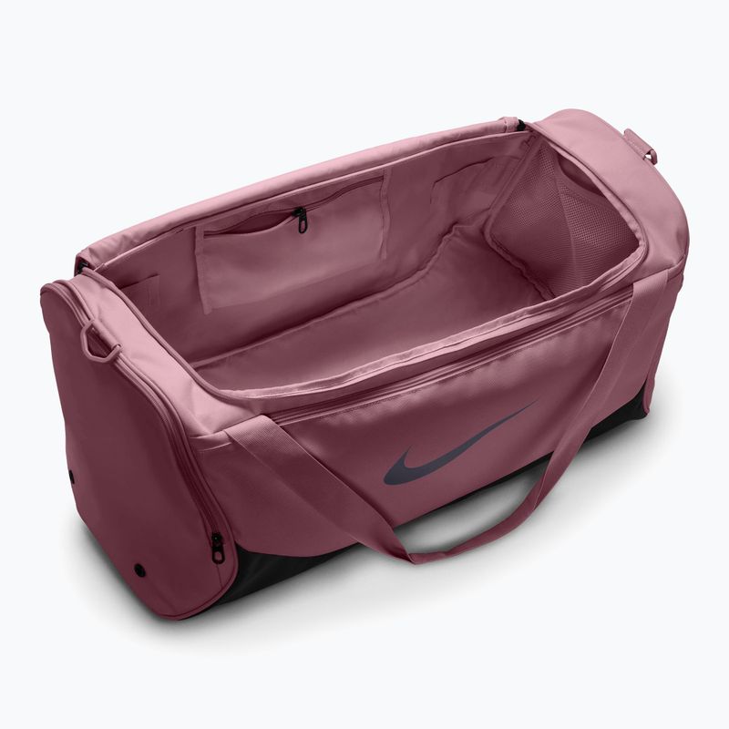 Treniruočiųkrepšys Nike Brasilia 60 l pink smoke/black/gridiron 4