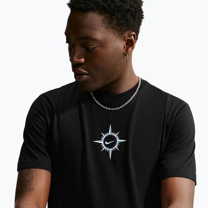 Vyriški bėgimo marškinėliai Nike Dri-Fit Graphic black/action grape 4