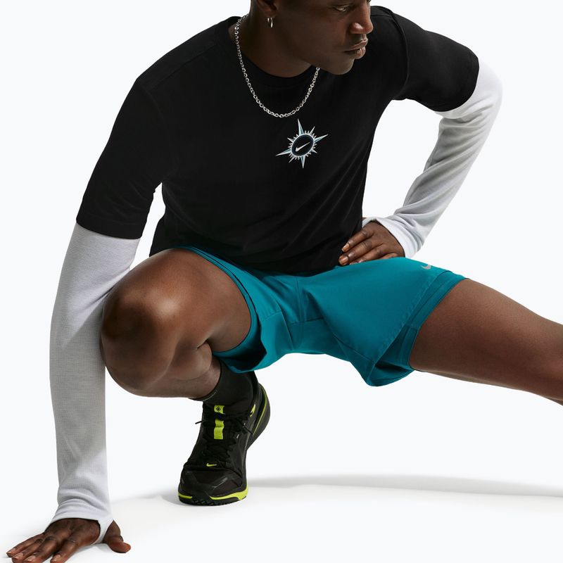 Vyriški bėgimo marškinėliai Nike Dri-Fit Graphic black/action grape 6