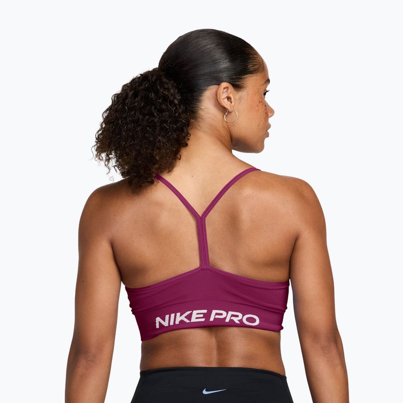 Sportinė liemenėlė Nike Pro Seamless Light Support true berry/white 2