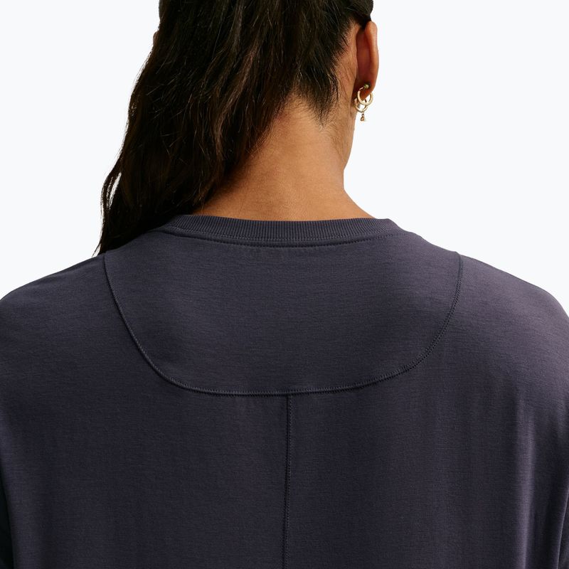 Moteriški treniruočių marškinėliai ilgomis rankovėmis Nike One Relaxed Dri-Fit gridiron/white 6