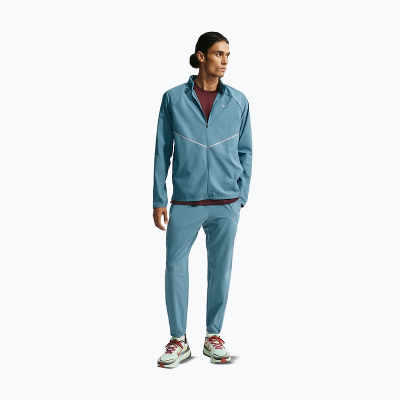 Vyriškos bėgimo kelnės Nike Miler Dri-Fit Woven smokey blue/cerulean 2