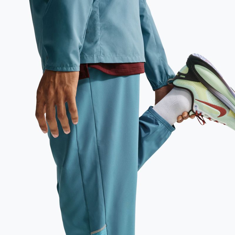 Vyriškos bėgimo kelnės Nike Miler Dri-Fit Woven smokey blue/cerulean 6