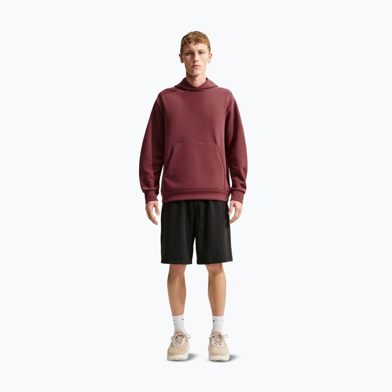 Vyriškas treniruočių džemperis Nike 24.7 ImpossiblySoft Light Boulder/Black/Burgundy Crush 2
