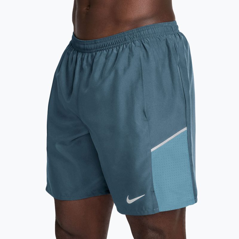Vyriški bėgimo šortai Nike Miler Dri-Fit 2in1 7" smokey blue/cerulean 3