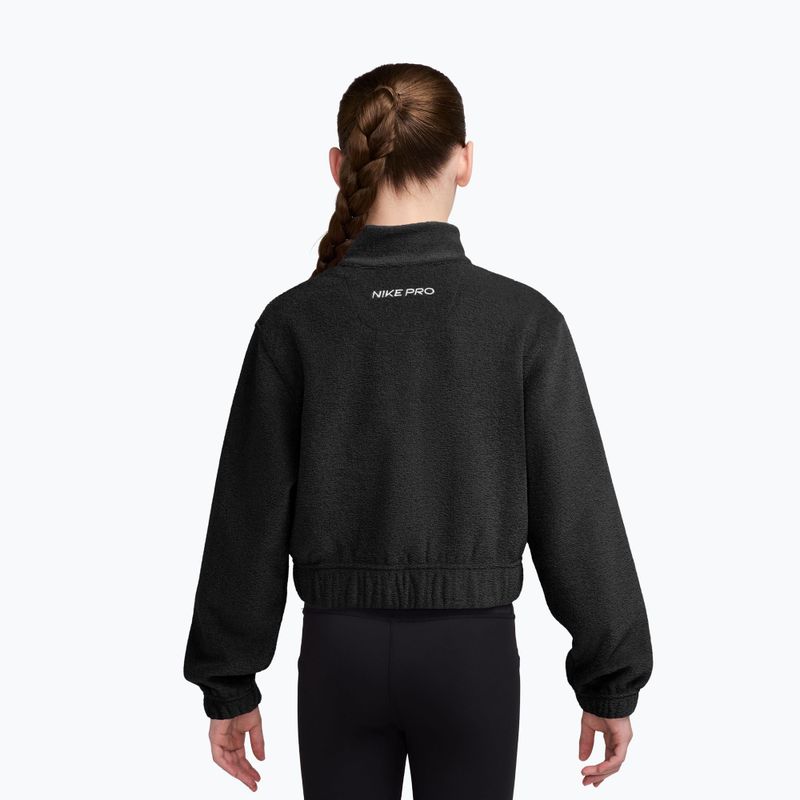 Vaikiškas džemperis Nike Pro Therma-FIT Full-Zip black/white 2