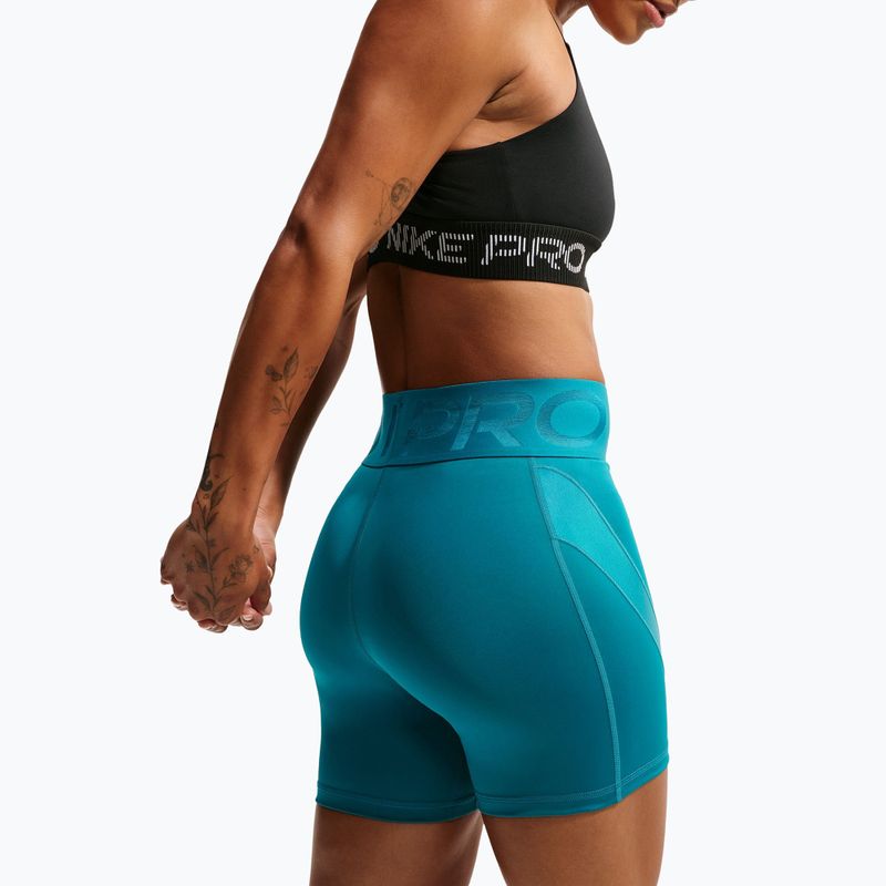 Moteriški treniruočių šortai Nike Pro Sculpt bright spruce/bright spruce 5