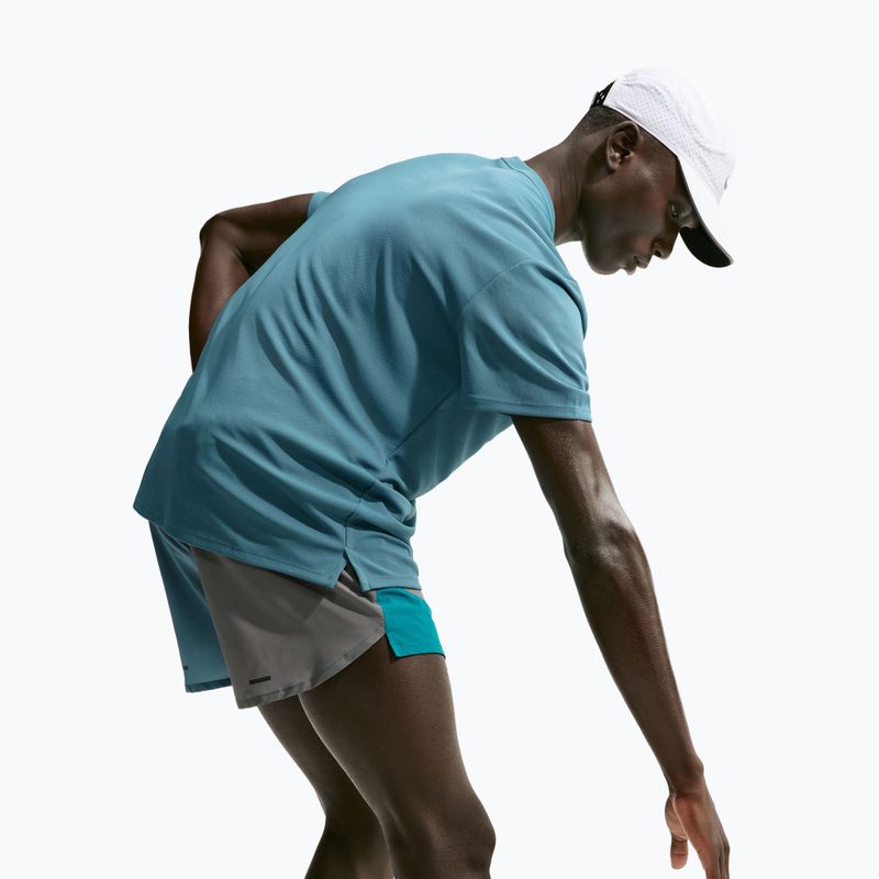 Vyriški bėgimo marškinėliai Nike Miler Dri-Fit UV smokey blue 6
