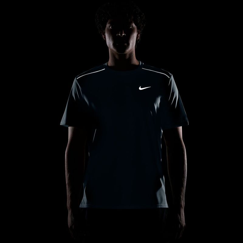 Vyriški bėgimo marškinėliai Nike Miler Dri-Fit UV smokey blue 7