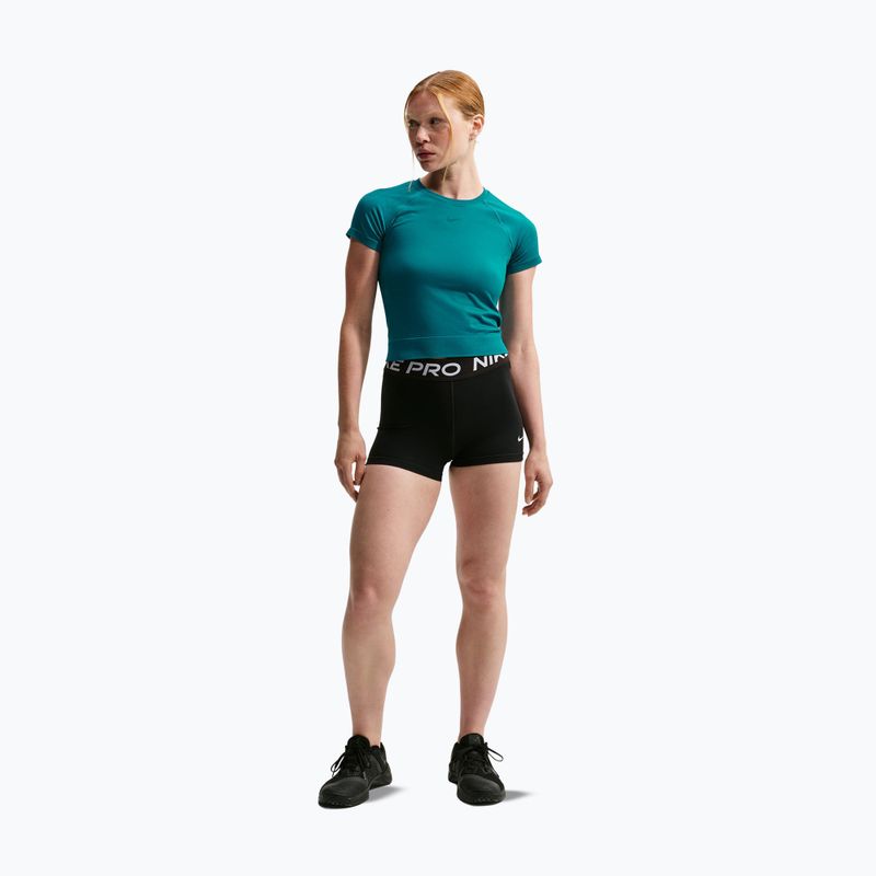 Moteriški treniruočių marškinėliai Nike Pro Seamless Dri-Fit SS bright spruce 2
