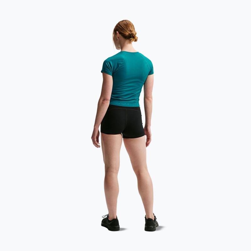 Moteriški treniruočių marškinėliai Nike Pro Seamless Dri-Fit SS bright spruce 3