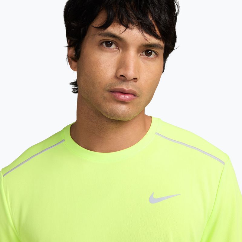 Vyriški bėgimo marškinėliai Nike Miler Dri-Fit UV light lemon twist 3