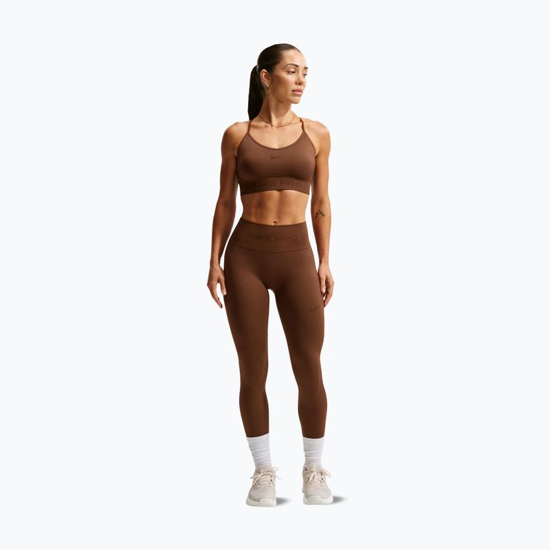 Moteriškos tamprės Nike Pro Seamless High-Waisted 7/8 cacao wow 2