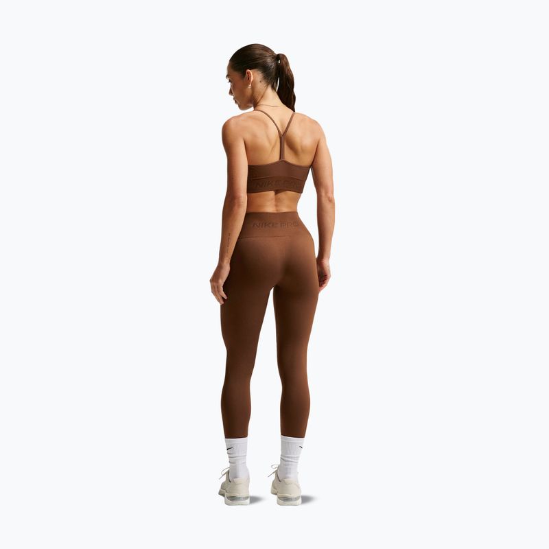 Moteriškos tamprės Nike Pro Seamless High-Waisted 7/8 cacao wow 3