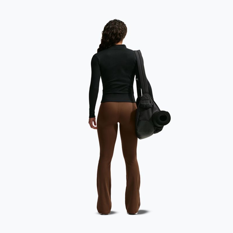 Moteriškos tamprės Nike One High Waisted Flared cacao wow/white 3