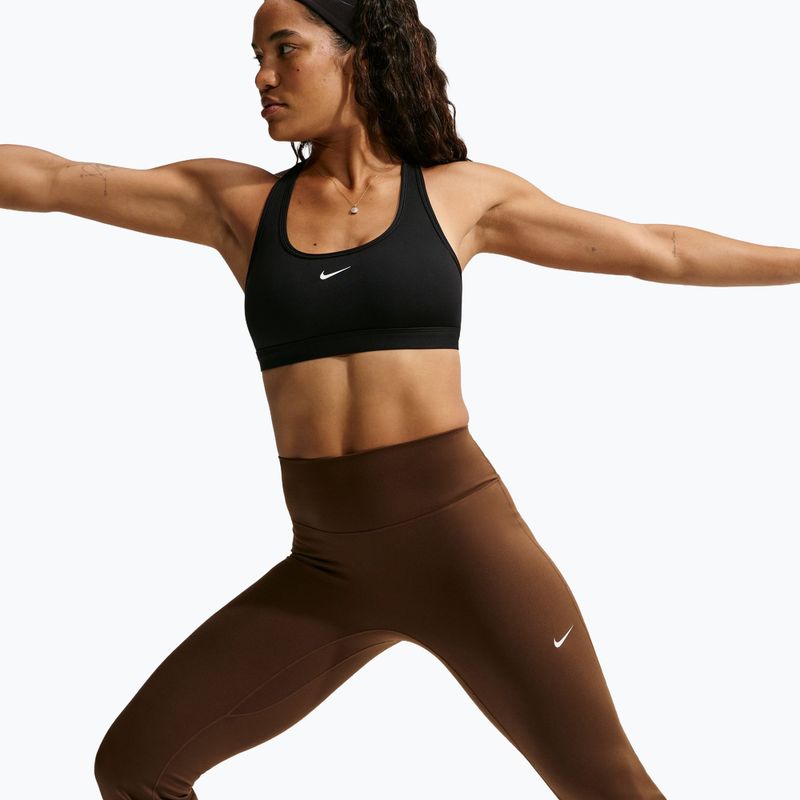 Moteriškos tamprės Nike One High Waisted Flared cacao wow/white 7